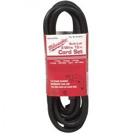 cable milwaukee 48765010 10 ft 2 hilos y cambio rapido c 16