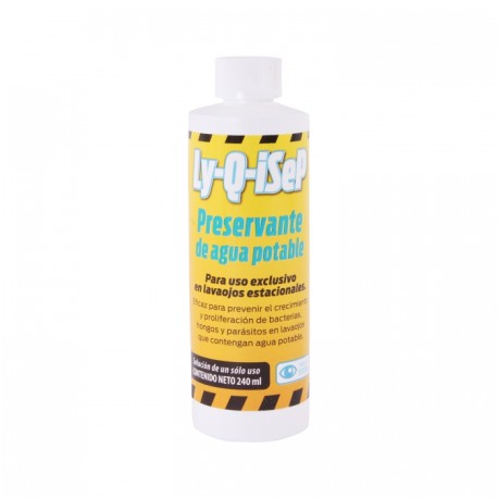 preservante kassten de agua potable lyqisep puso en estacion de lavaojos de 240 ml