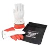 kit de guantes encon dielectricos clase 00 cguante de caucho naranja y guante protector de piel t9