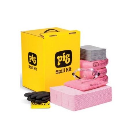 kit pderrames new pig hazmat cap de absorbencia de 5.5 gal