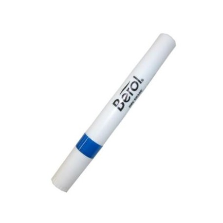 marcador berol 1776891 tinta azul punta cincel ppintarron blanco pieza