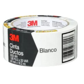 cinta ductos blanco 18.2mts