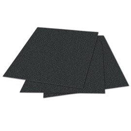 hoja de lija austromex 1801 de agua color negro grano 60 con respaldo de papel impermeable tipo hojas lija dimension 230 x 279 